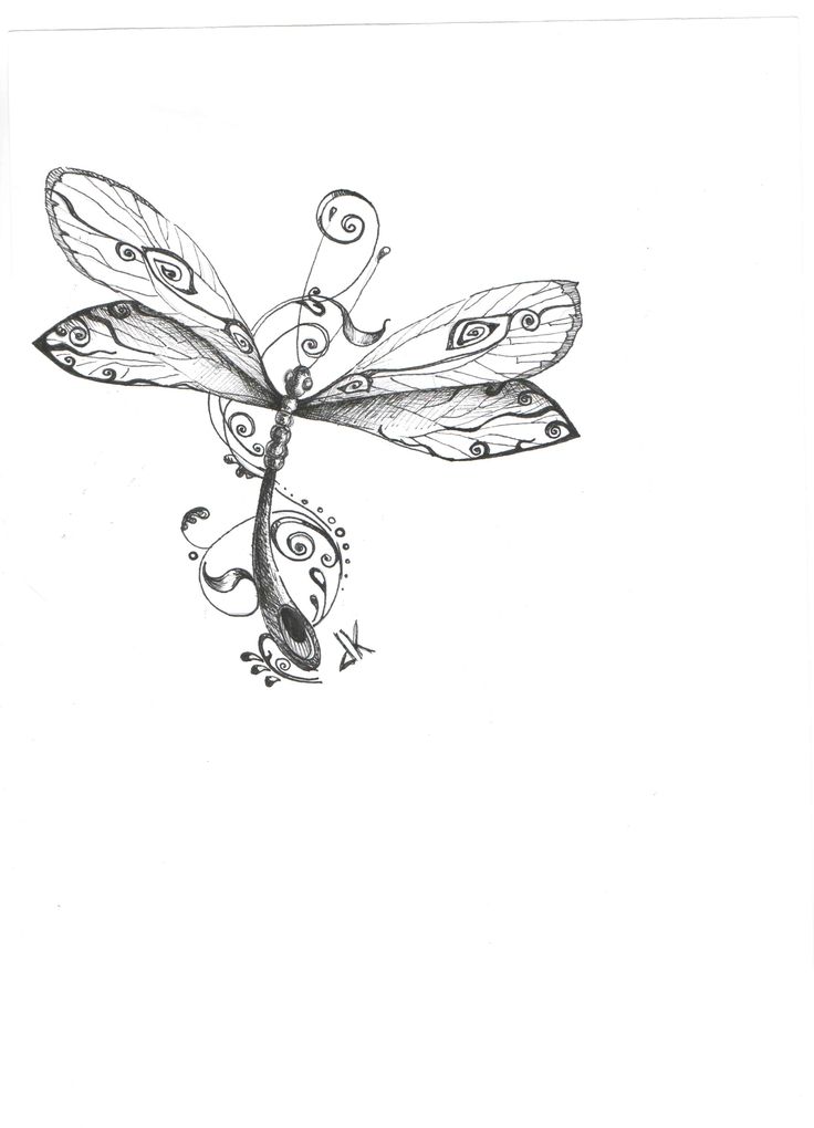 Irish Dragonfly Tattoo Design photo - 1                                         ...