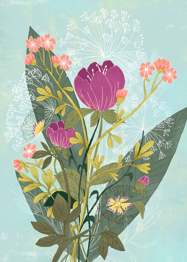 Flowers 2 on Behance by Sveta Shendrik