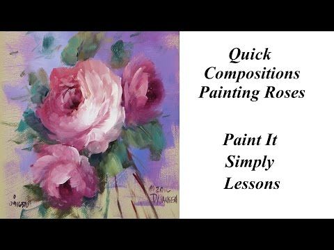 Painting Broad Petals: Pansies   Study of Flowers Book Lesson 3 - YouTube