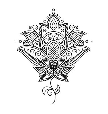 lotus flower mandala coloring pages - Google Search by lesa