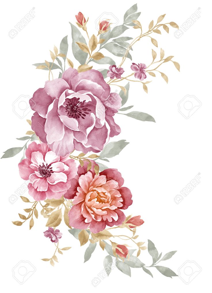 watercolor illustration flowers - Buscar con Google