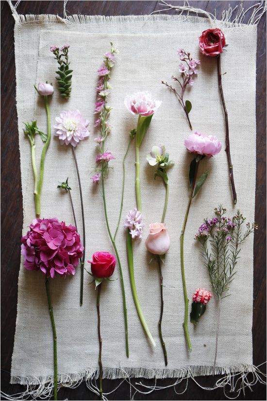 These can be purple too! The following pink flowers used in this guide are dahli...