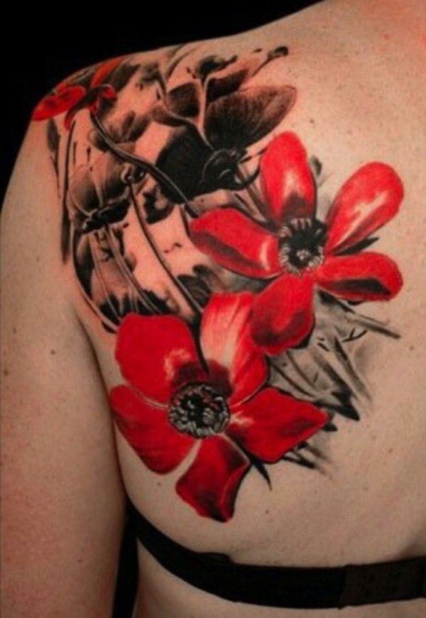 Poppies tattoo - 60 Beautiful Poppy Tattoos