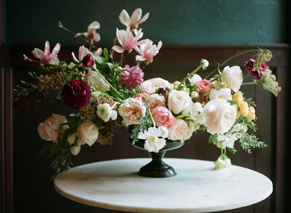Dramatic floral wedding inspiration