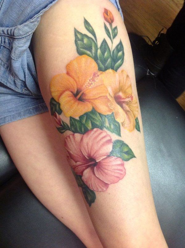 40 Magnificent Hibiscus Flower Tattoos