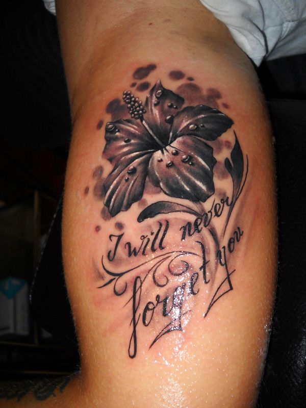 39 Hibiscus tattoo