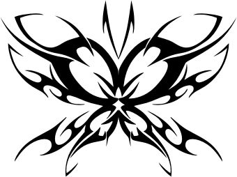 celtic butterfly tattoos | Butterfly. Free vector clipart sample for vehicle gra...
