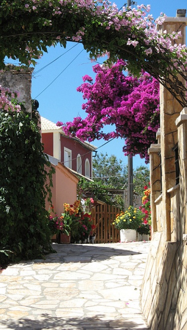 'Old Afionas' ~ Lane in the village of Afionas, Corfu Island ~ Greece ...