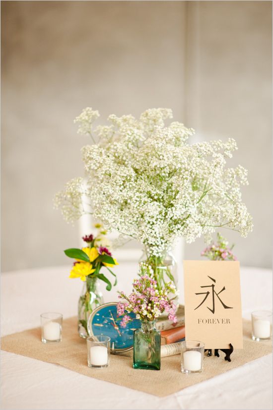How to have fun with your centerpieces wedding. Captured By: Luke and Cat Photog...