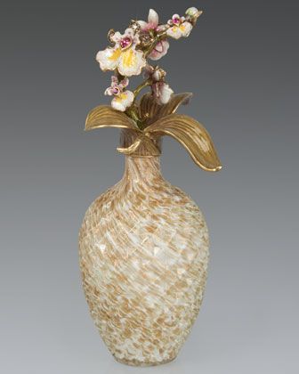 Orchid Branch Perfume Bottle by Jay Strongwater at Neiman Marcus.