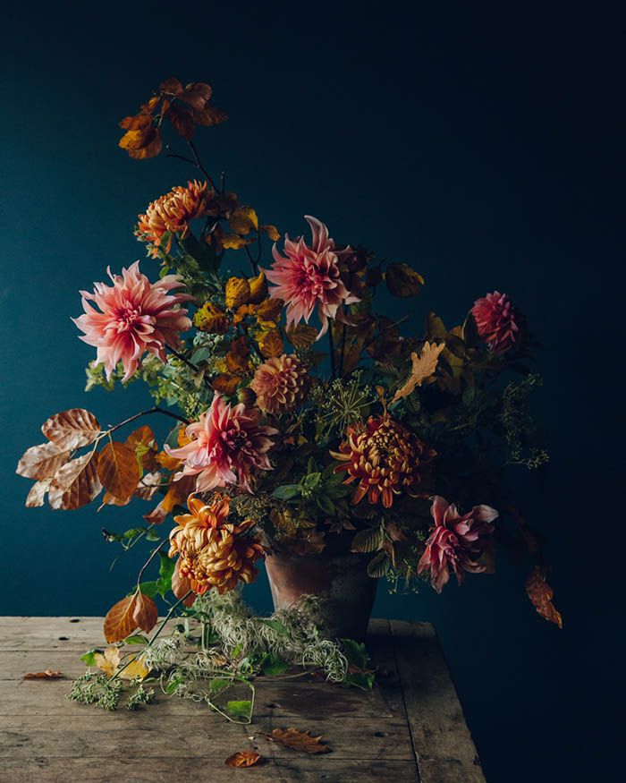 Giving Thanks + Autumn Flowers by Swallows & Damsons