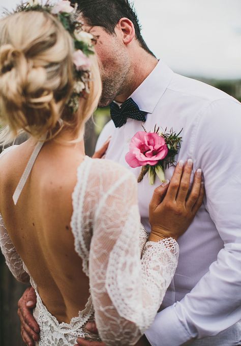 Love husband wife bride groom kiss wedding dress gown flowers lace crown sleeves...