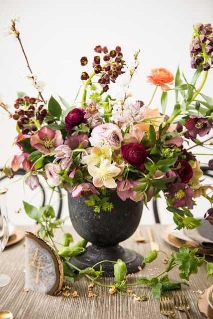 Honey of a Thousand Flowers - Spring blooms centerpiece by Sarah Winward, photo ...