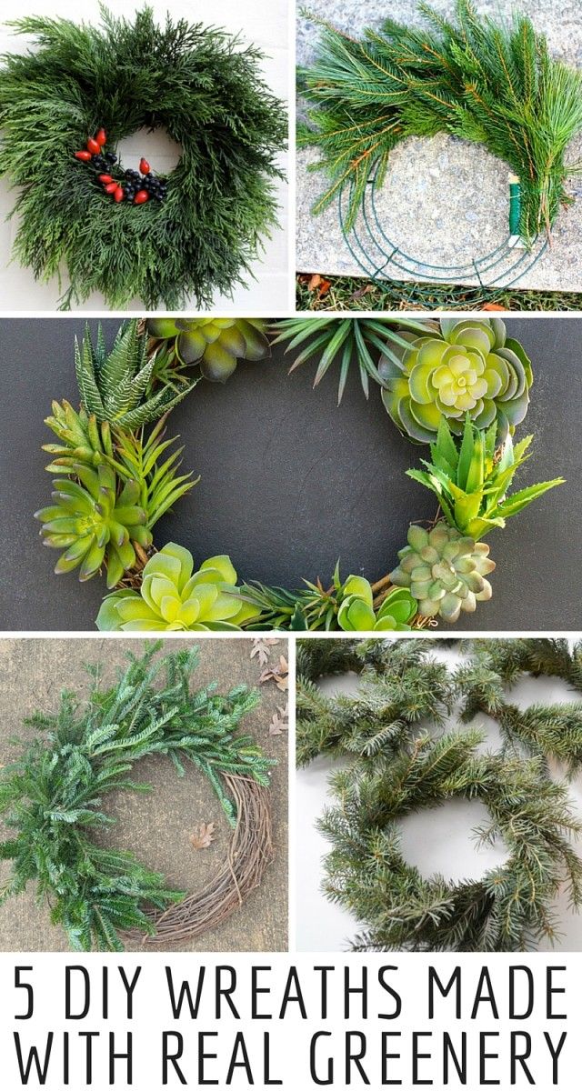 5 DIY Wreaths Made With Real Greenery | Mom Spark - Mom Blogger